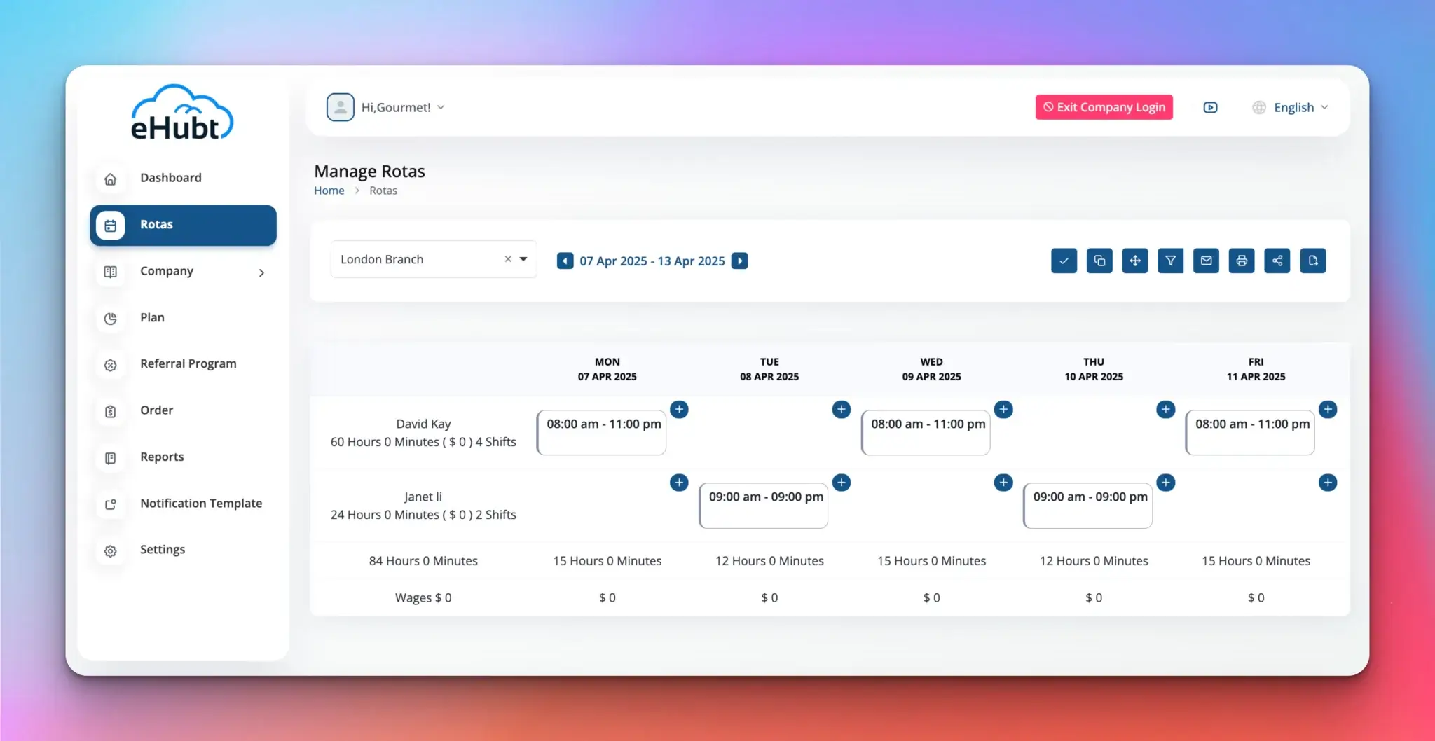Free Rota Software UK schedule publishing tool
