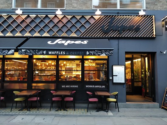 Japes restaurant front exterior